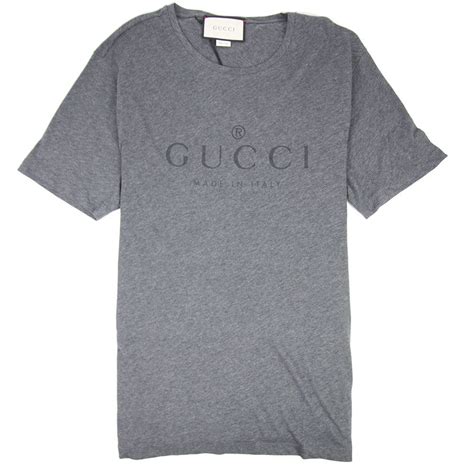 gucci t shirt grey|gucci graphic shirt.